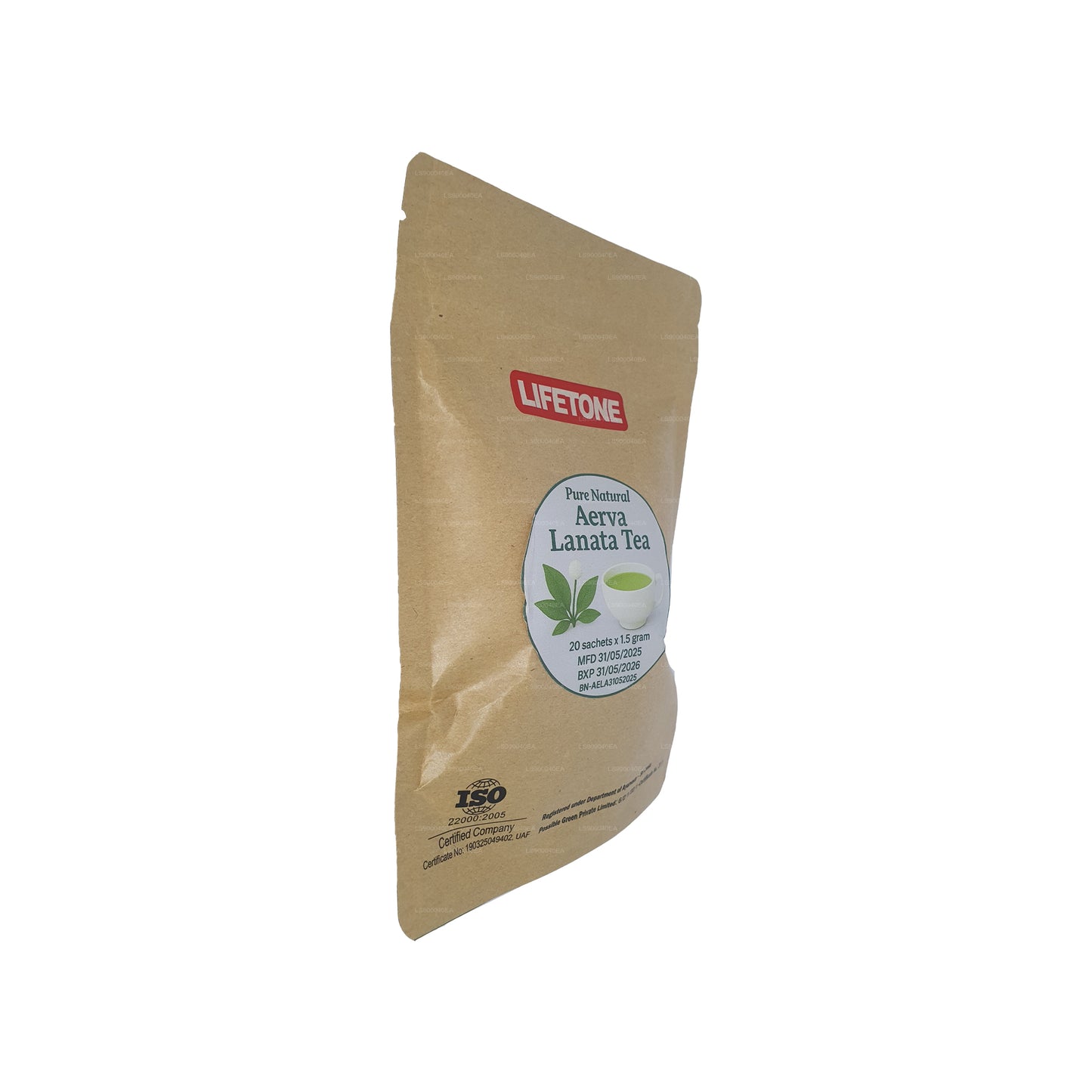 Lifetone (Polpala, Bergknötergras) Aerva Lanata (30 g) 20 Teebeutel