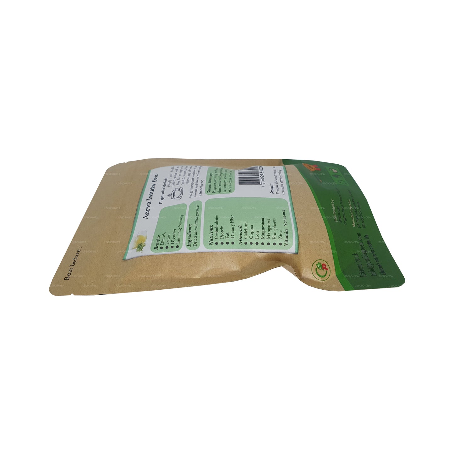 Lifetone (Polpala, Bergknötergras) Aerva Lanata (30 g) 20 Teebeutel