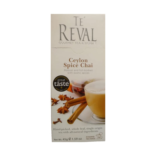 Te Reval Ceylon Spice Chai Tee (45g) 15 Teebeutel