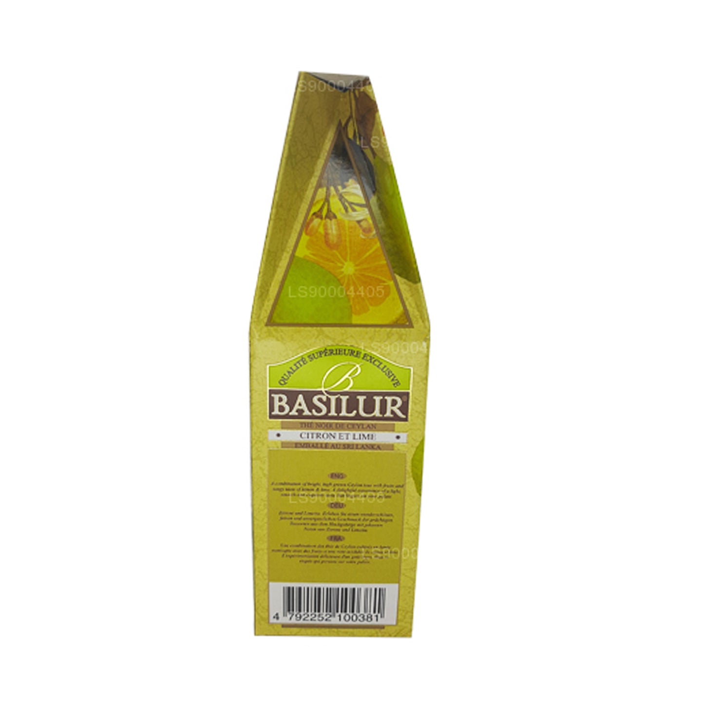Basilur Zitronen- und Limetten-Ceylon-Schwarztee (100 g)