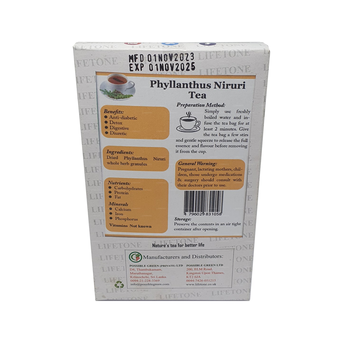 Lifetone Phylanthus Nirurii Tee (40 g)