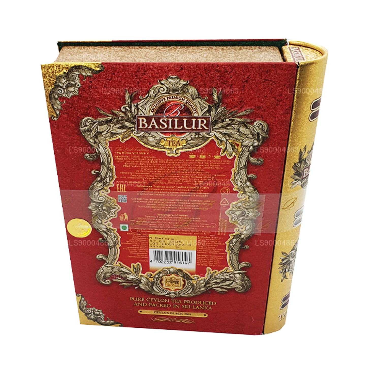 Basilur Festival Dose „Tea Book Band V — Rot“ (100 g)