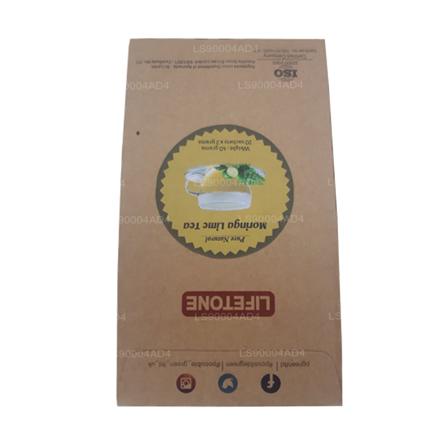 Lifetone Moringa-Limetten-Tee (40g)