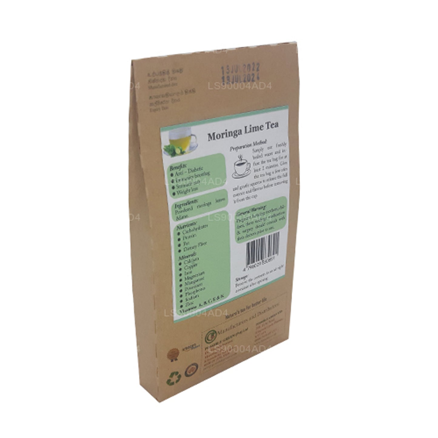 Lifetone Moringa-Limetten-Tee (40g)
