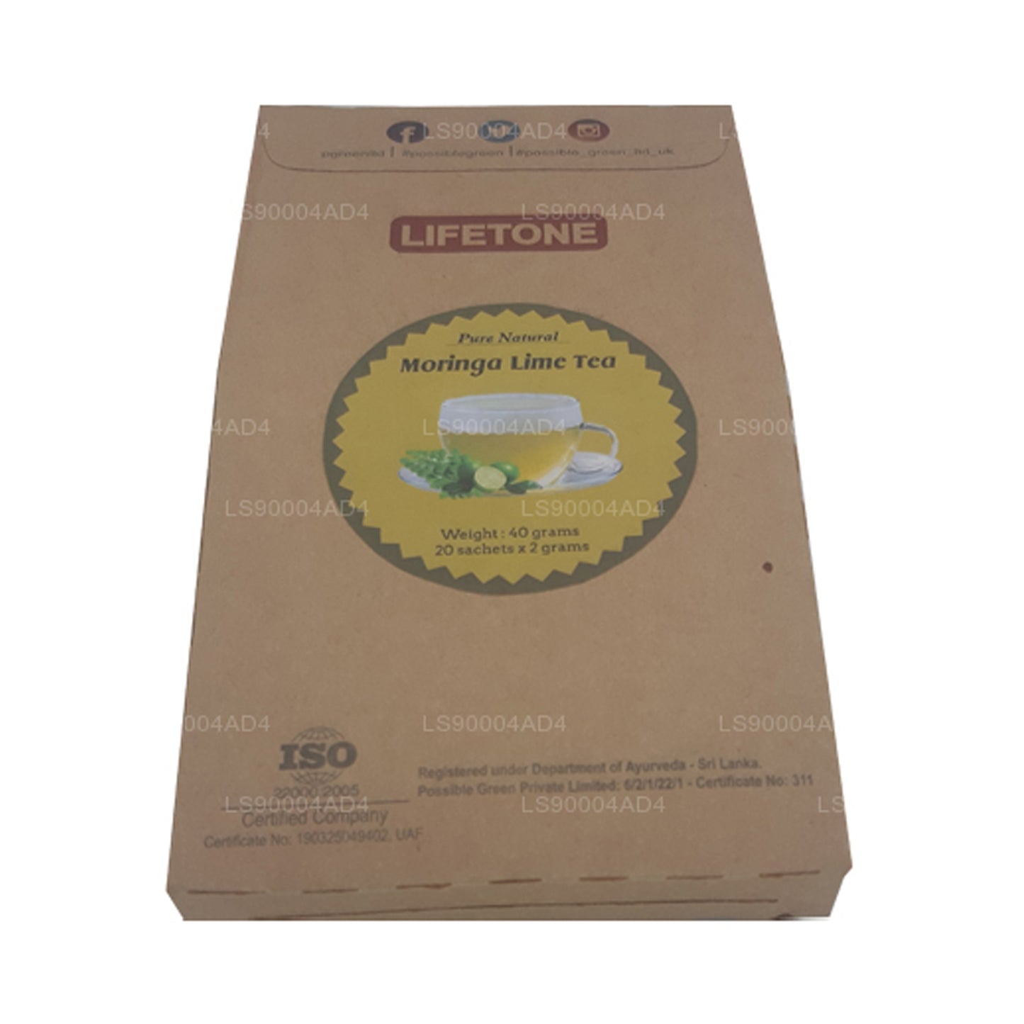 Lifetone Moringa-Limetten-Tee (40g)