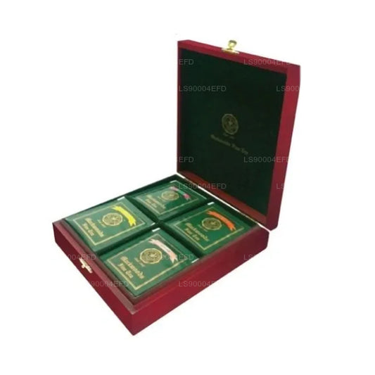Mackwoods Aromatisiertes Teetablett aus Holz (4 Fächer – flach verpackt) (40 g)