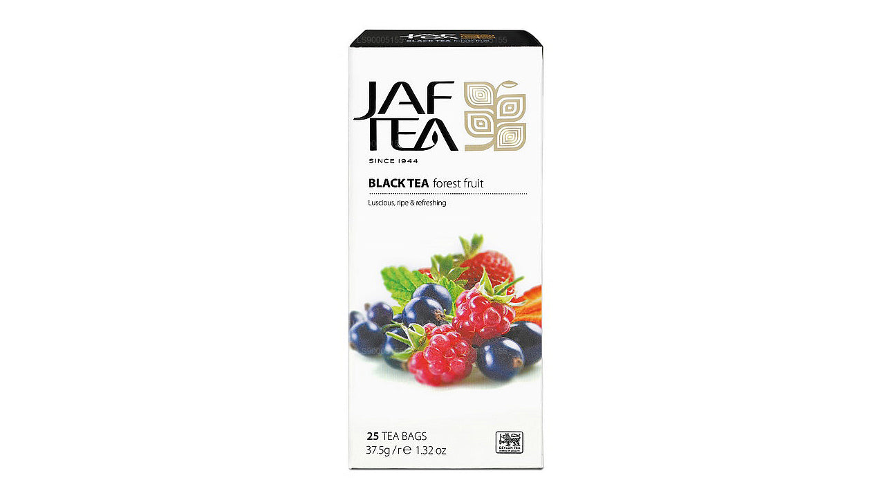 Jaf Tea Schwarze Erdbeere &amp; Himbeere 20 Teebeutel