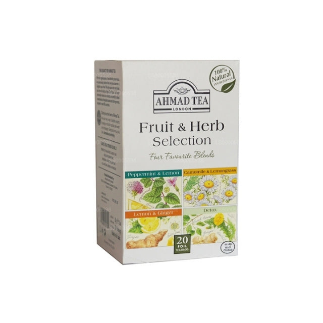 Ahmad Tea Früchte- und Kräuterauswahl, 20 folienverpackte Teebeutel (40 g)