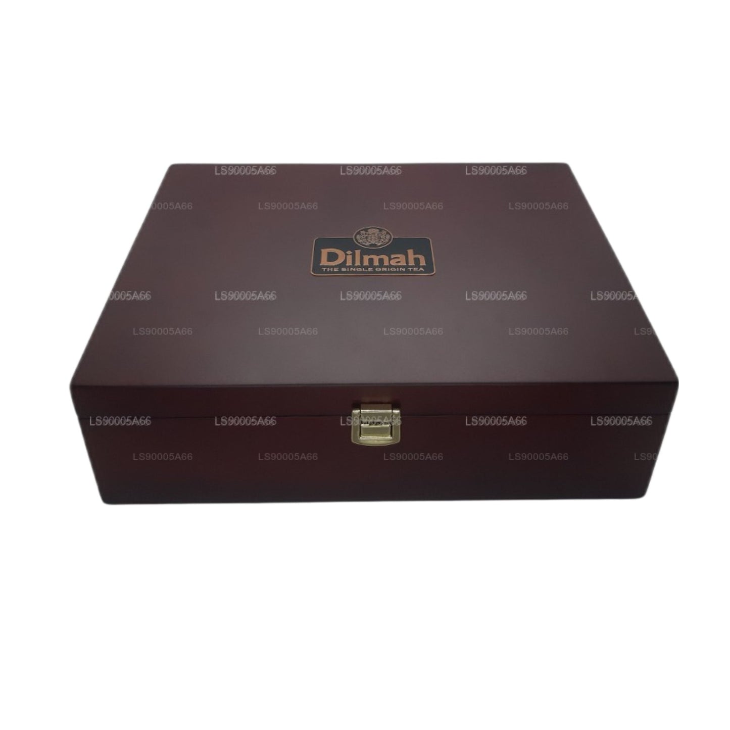 Dilmah Luxury Presenter aus Holz mit Deckel (12 Sorten)