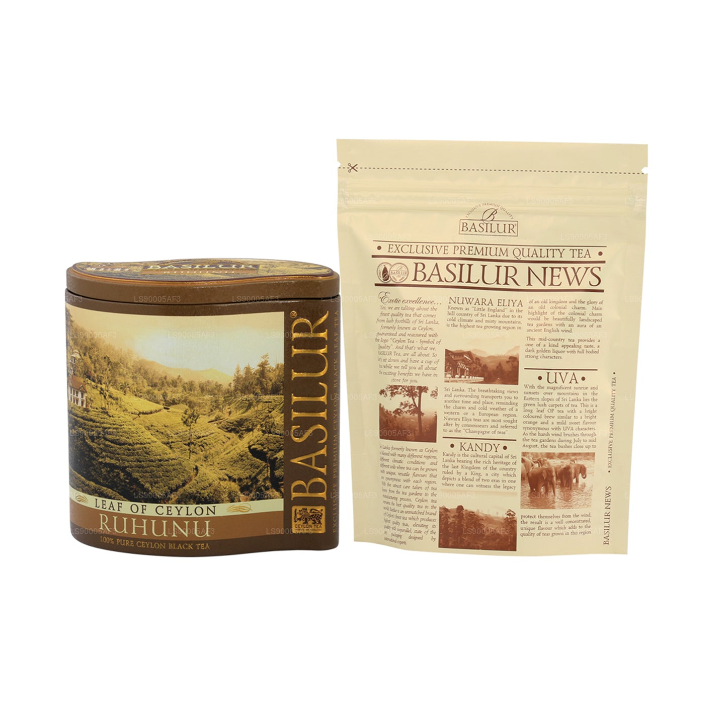 Ceylon-Basilurblatt „Ruhunu“ (100 g) Dose