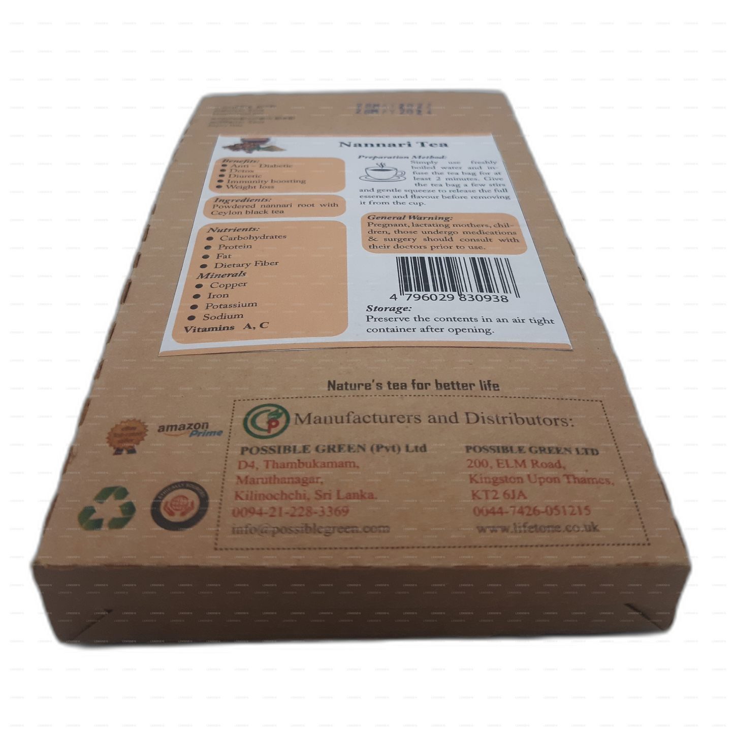 Lifetone Nannari Tee (40g)