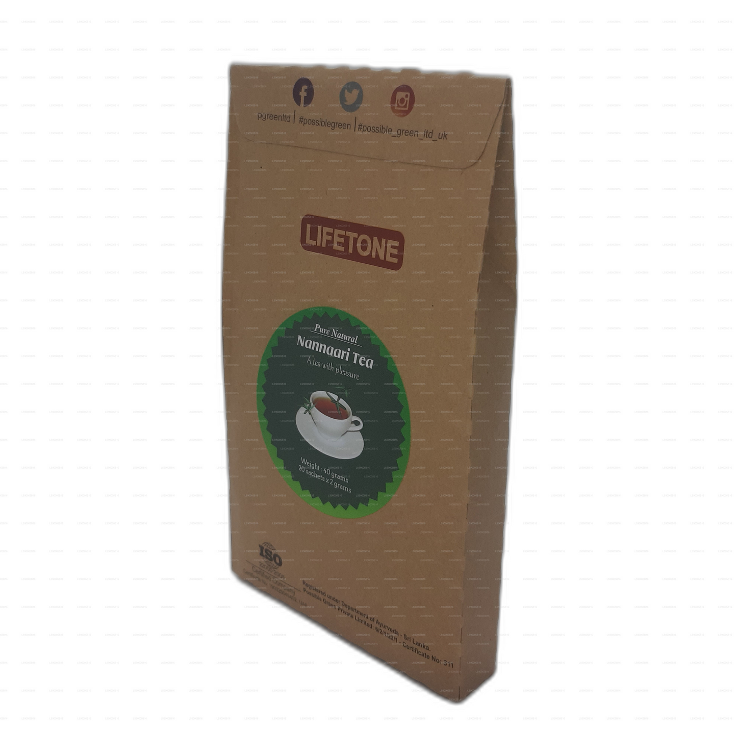 Lifetone Nannari Tee (40g)