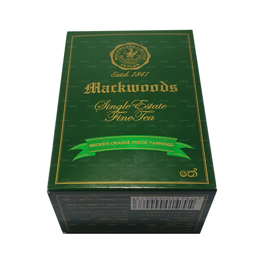 Mackwoods Single Estate Broken Orange Pekoe Fannings (BOPF) Loseblatt-Ceylon-Schwarztee (200 g)