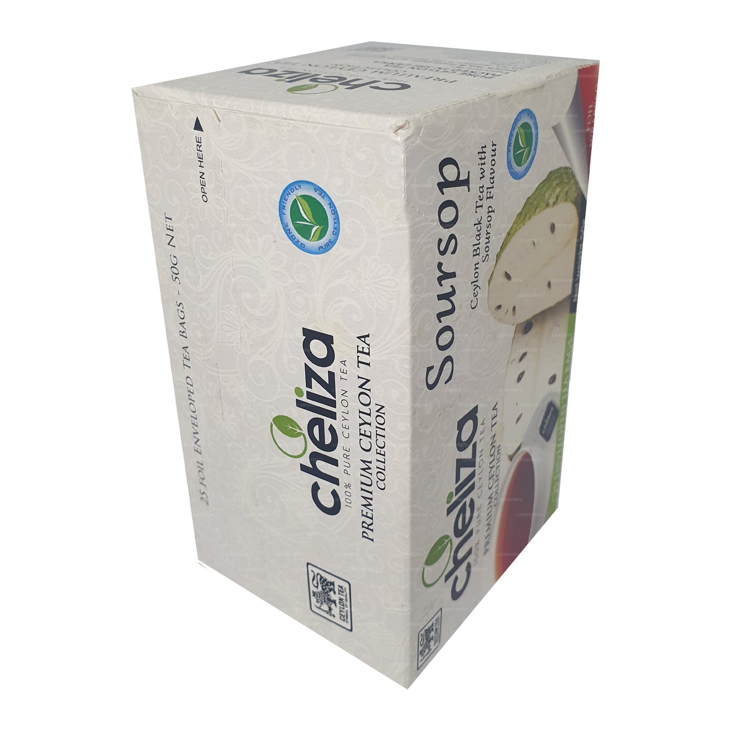 Cheliza Ceylon Schwarztee mit Soursop-Geschmack (50 g) 25 Teebeutel