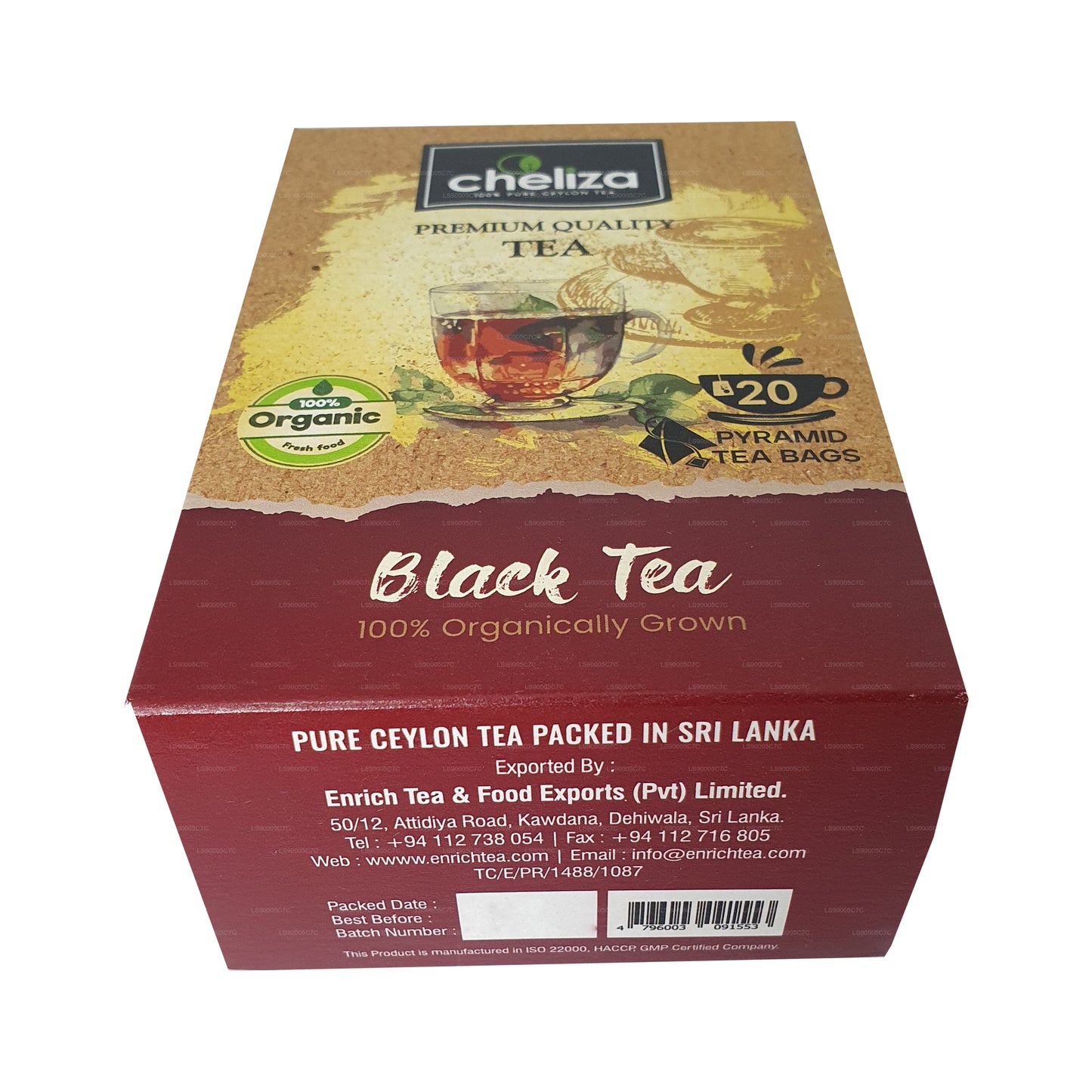 Cheliza Schwarztee (50g) 20 Teebeutel
