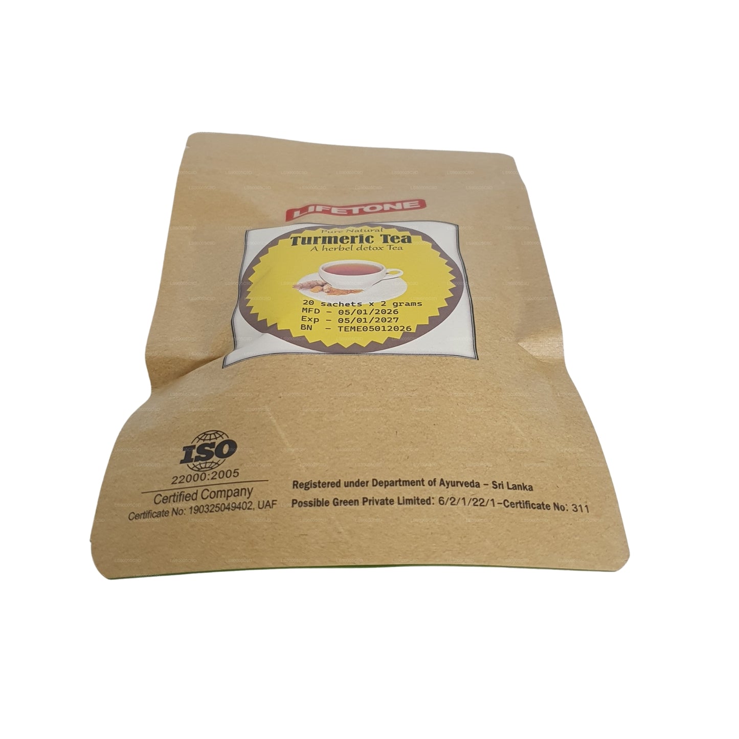 Lifetone Kurkuma-Tee (40 g) 20 Teebeutel