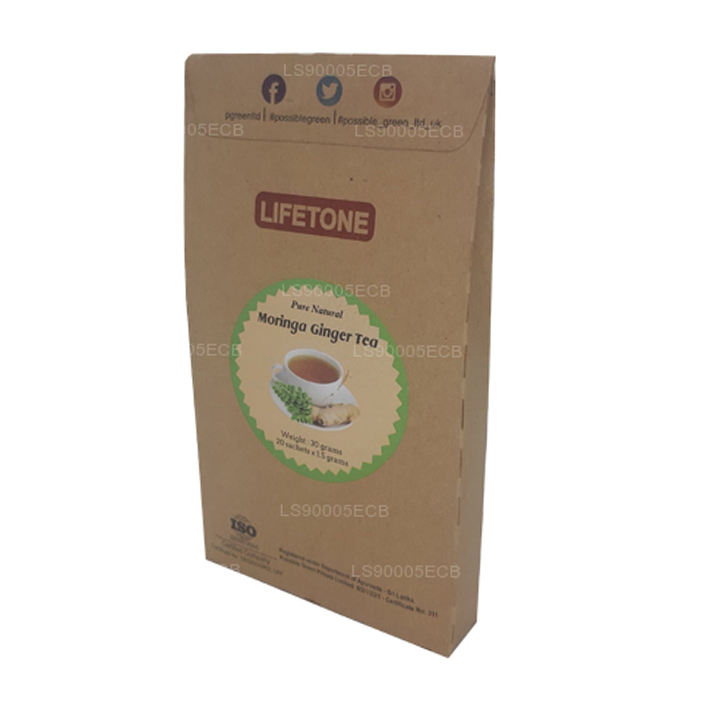 Lifetone Ingwer Moringa Tee (30g)