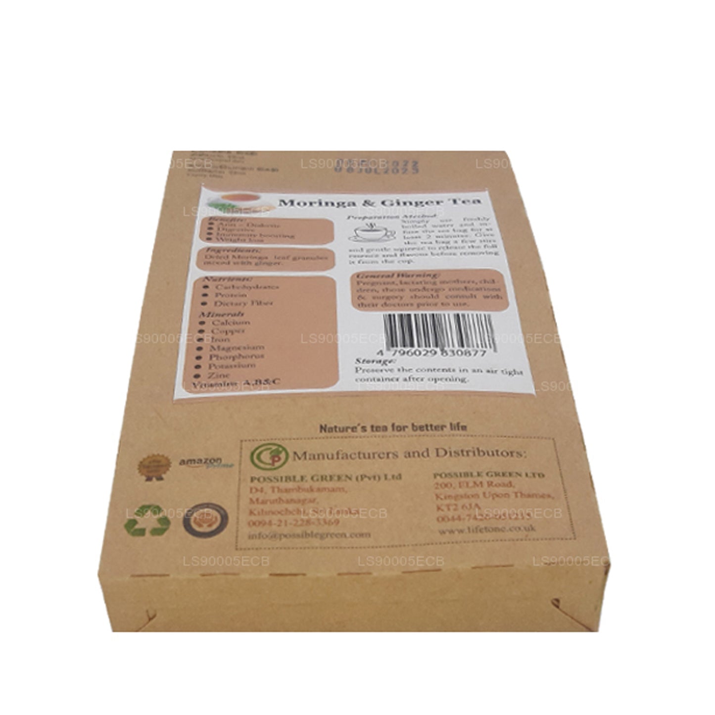 Lifetone Ingwer Moringa Tee (30g)
