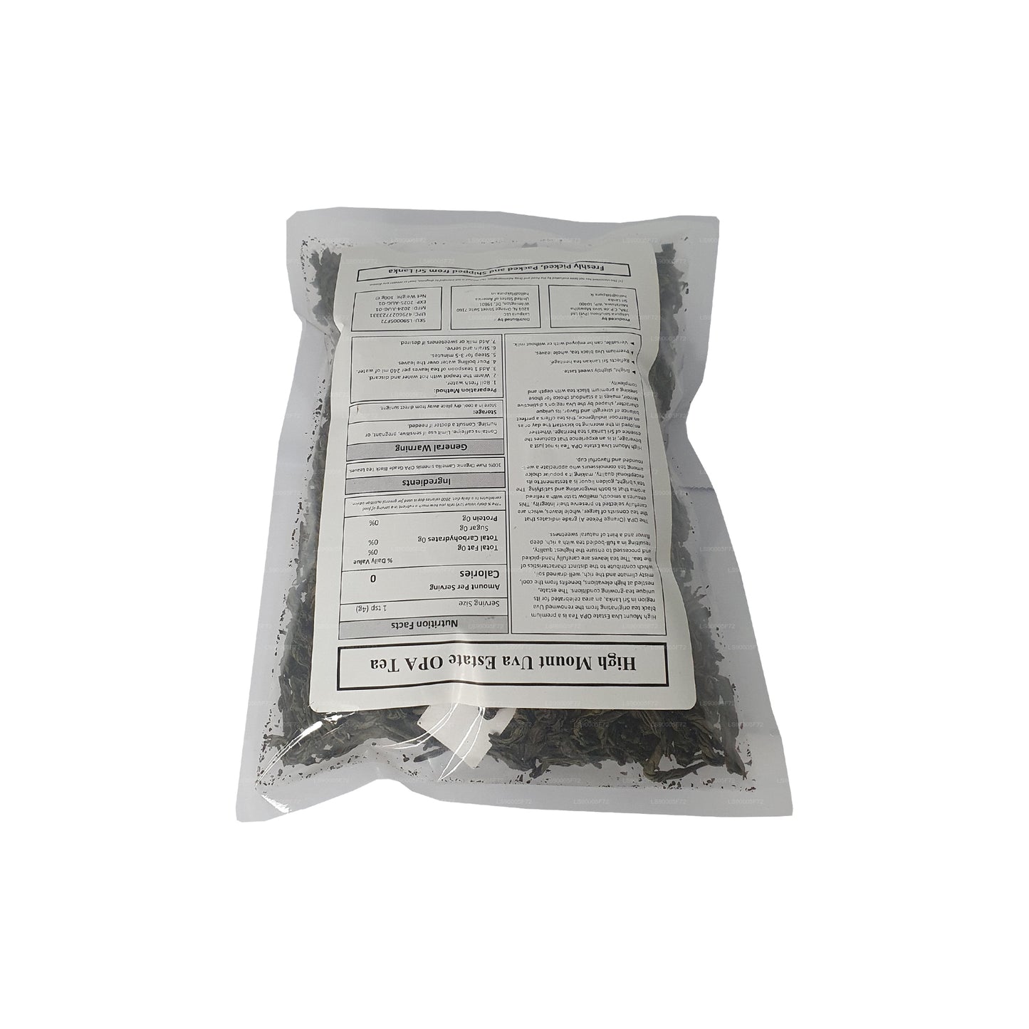 Lakpura® Uva High Mount Uva Estate OPA-Tee (100 g)