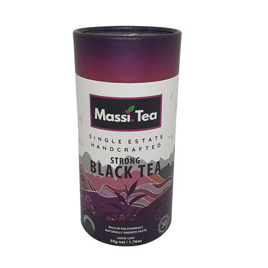 Massi Tea Single Estate Handgemachter starker Schwarztee (50 g)