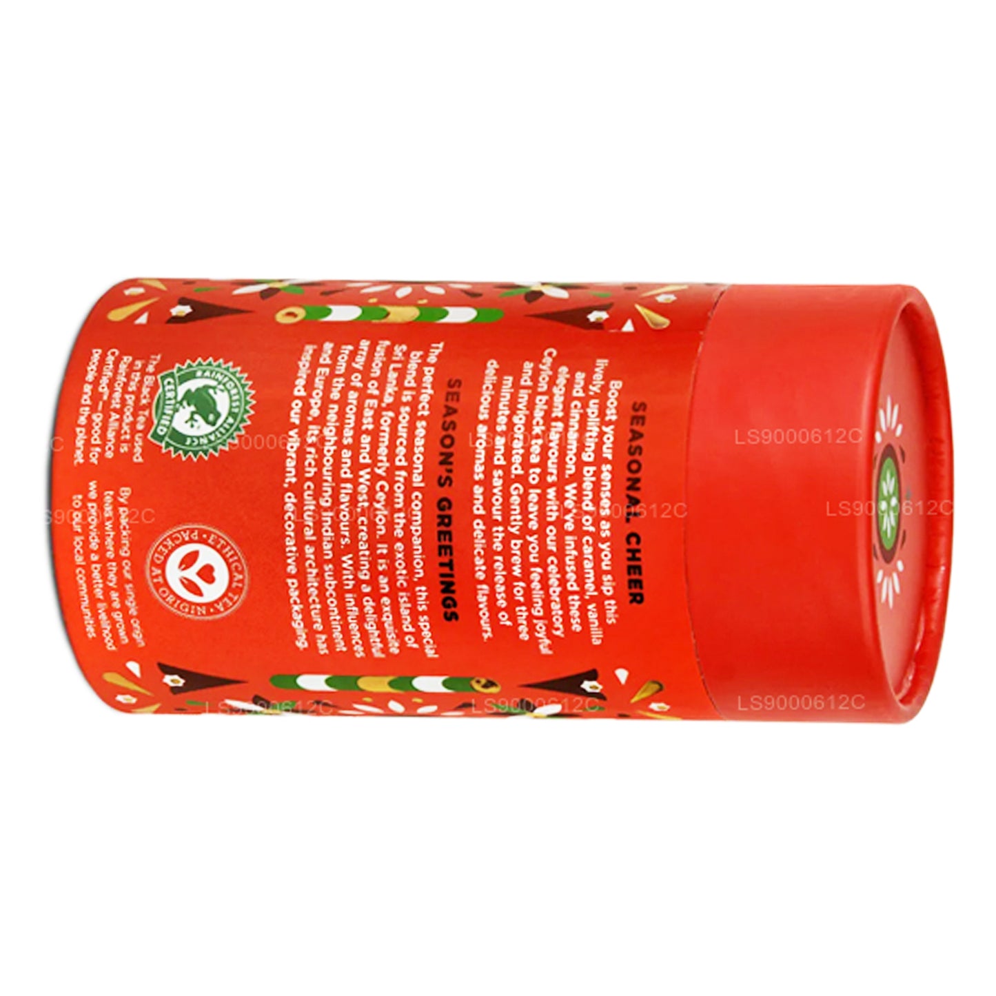 Jaf Tea Seasonal Cheer - Schwarztee mit Karamell-, Vanille- und Zimtgeschmack (50 g)