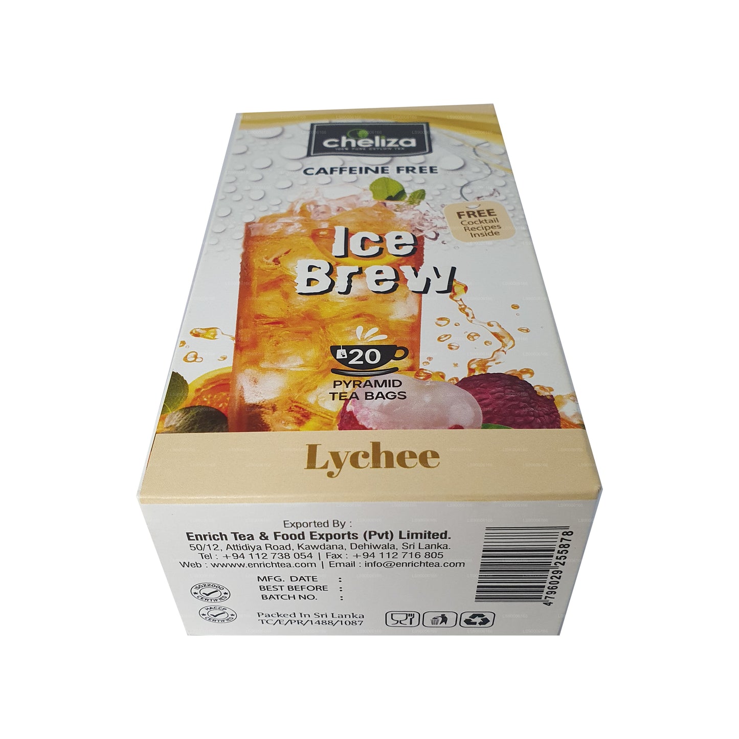 Cheliza Ice Brew Tee mit Litschigeschmack (50 g) 20 Teebeutel