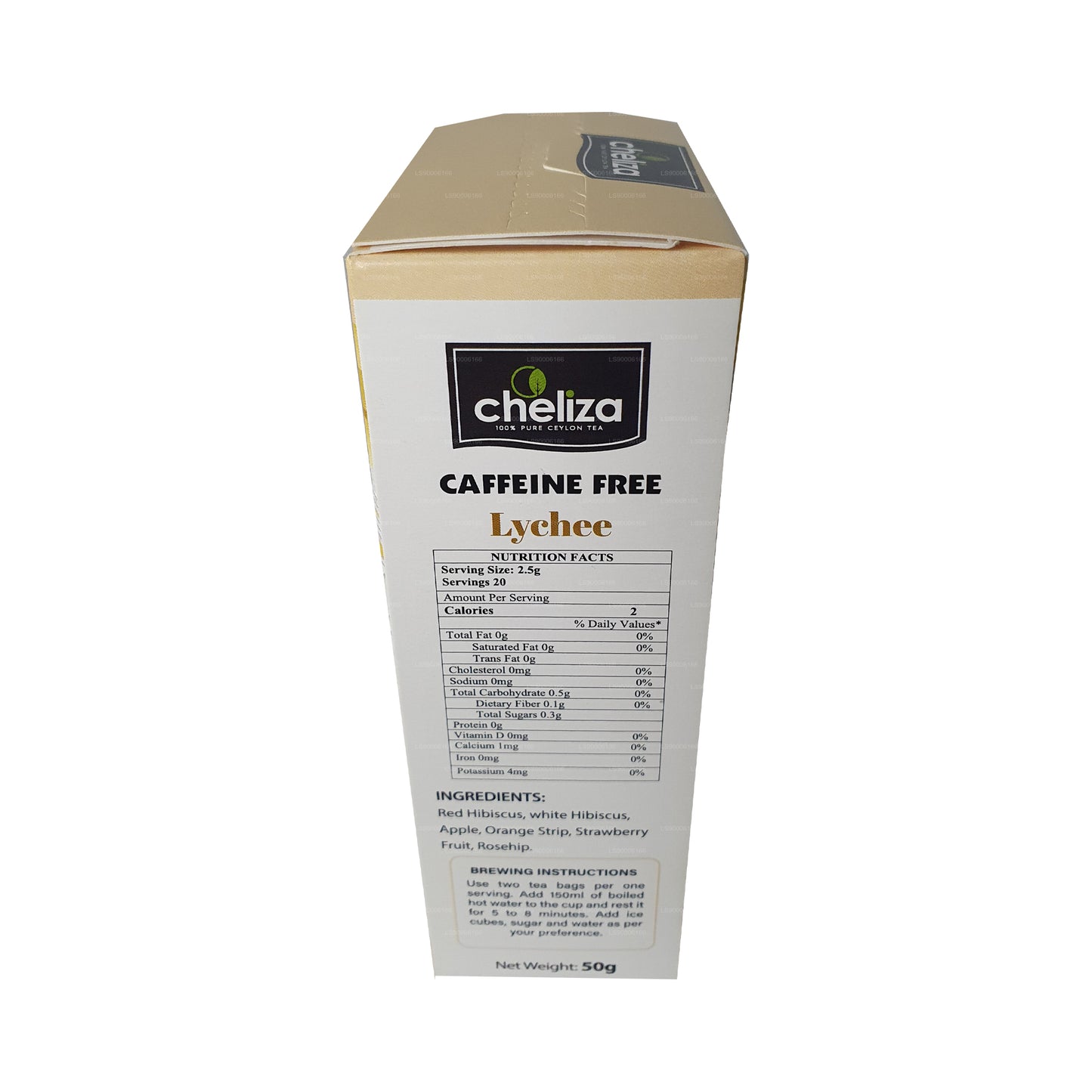 Cheliza Ice Brew Tee mit Litschigeschmack (50 g) 20 Teebeutel