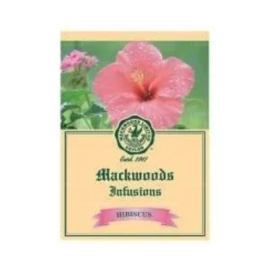 Mackwoods Hibiskus-Kräutertee in 25 umhüllten Beuteln
