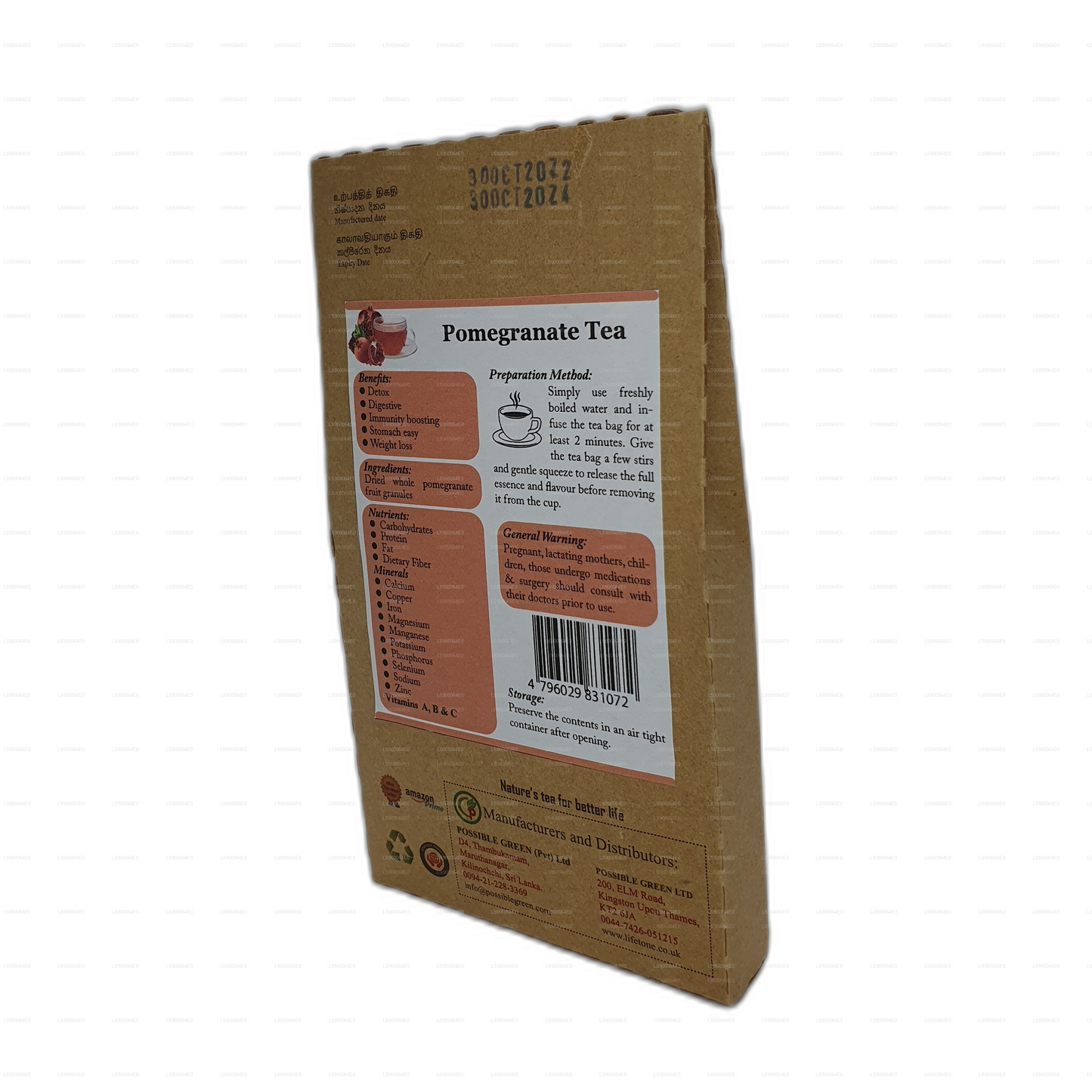 Lifetone Granatapfeltee (30 g)