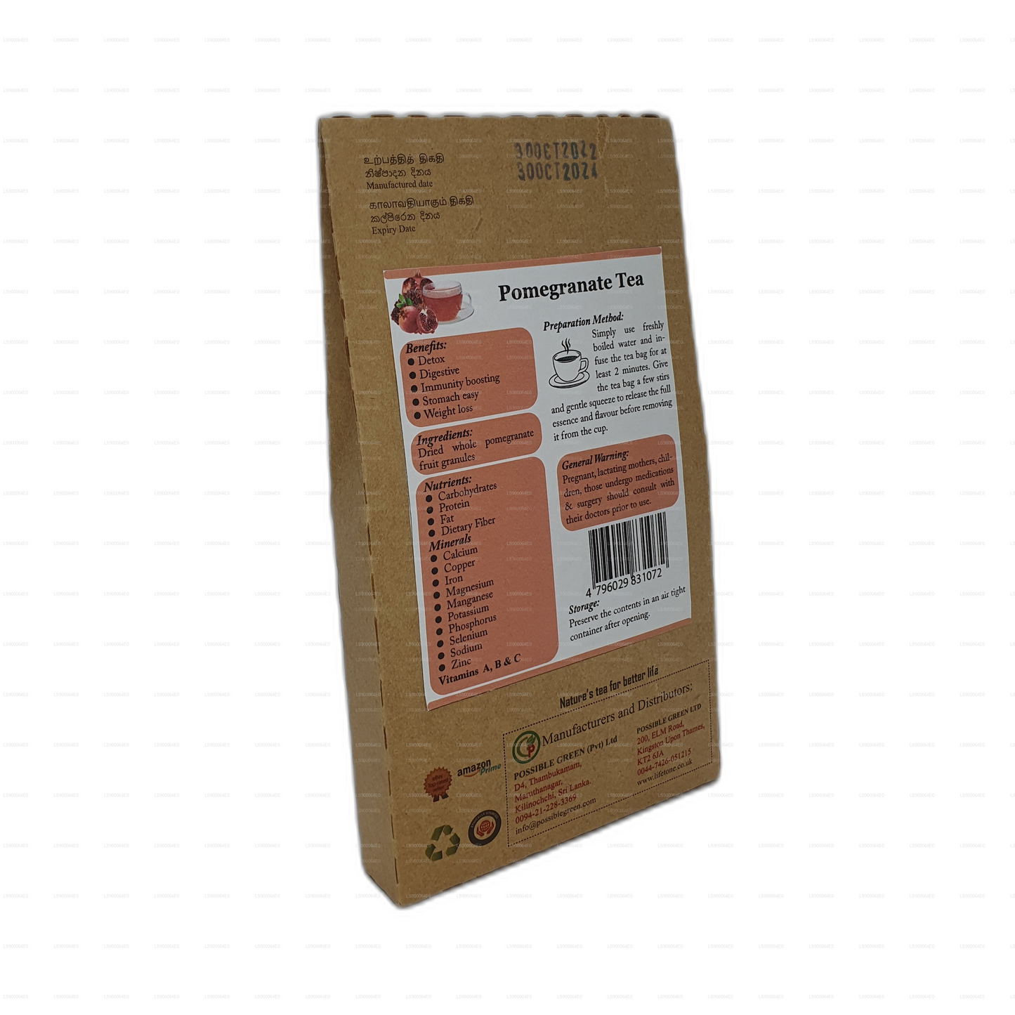 Lifetone Granatapfeltee (30 g)