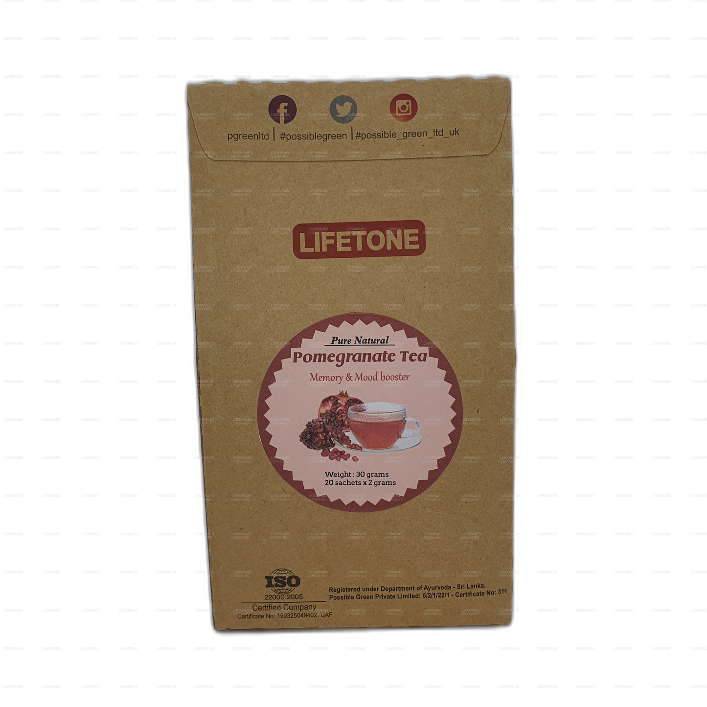 Lifetone Granatapfeltee (30 g)