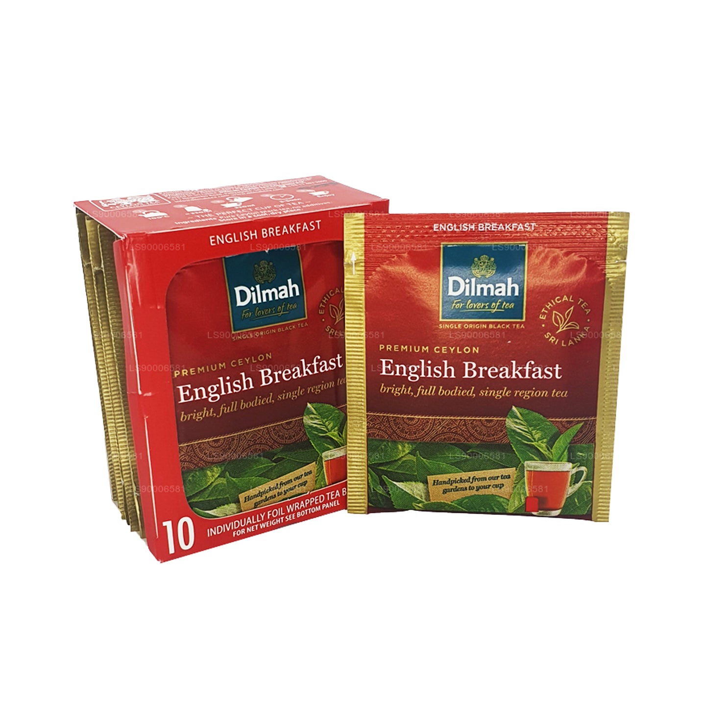 Dilmah English Breakfast Tea (20 g), 10 einzeln verpackte Teebeutel