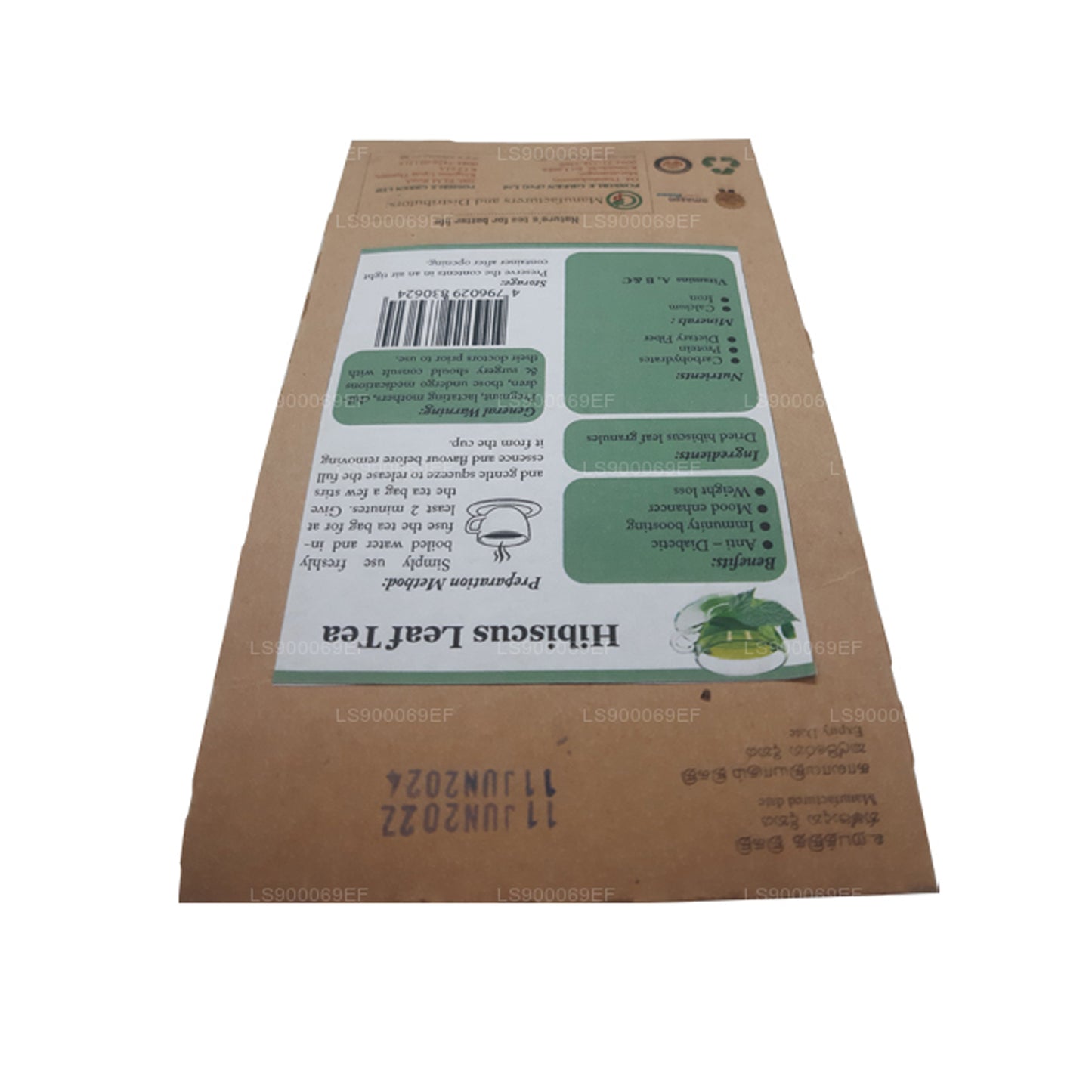 Lifetone Hibiskusblatt-Tee (30g)