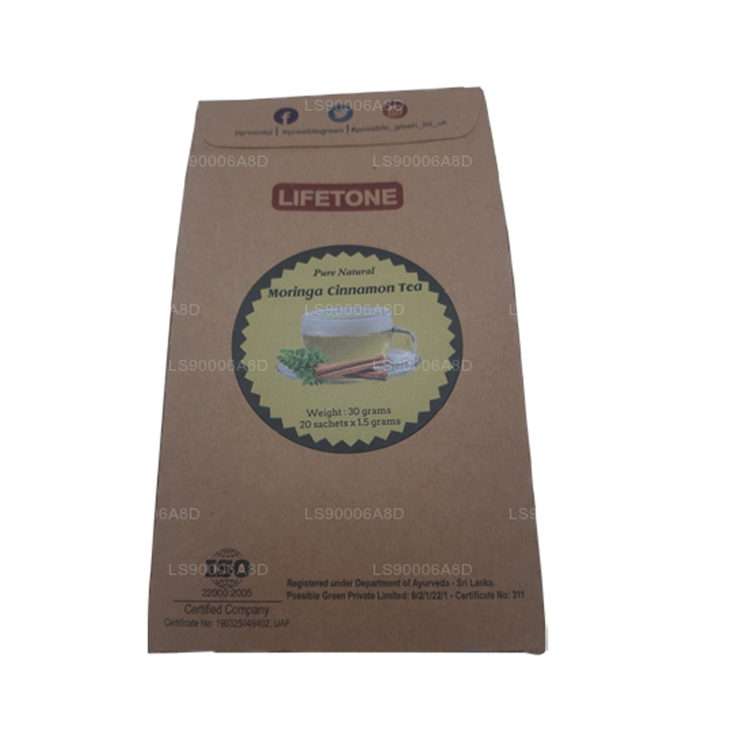 Lifetone Moringa-Zimt-Tee (30g)
