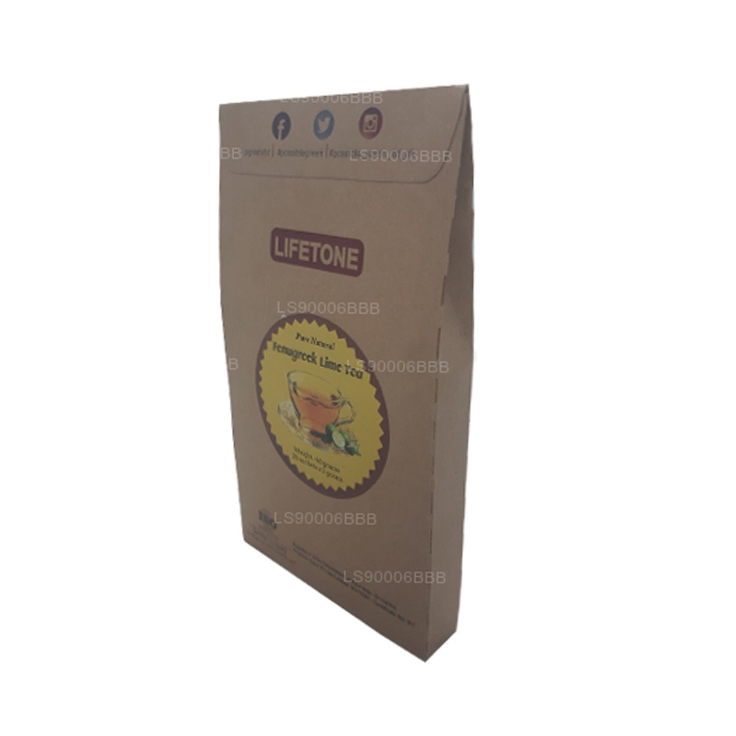 Lifetone Bockshornklee-Limetten-Tee (40 g) 20 Teebeutel