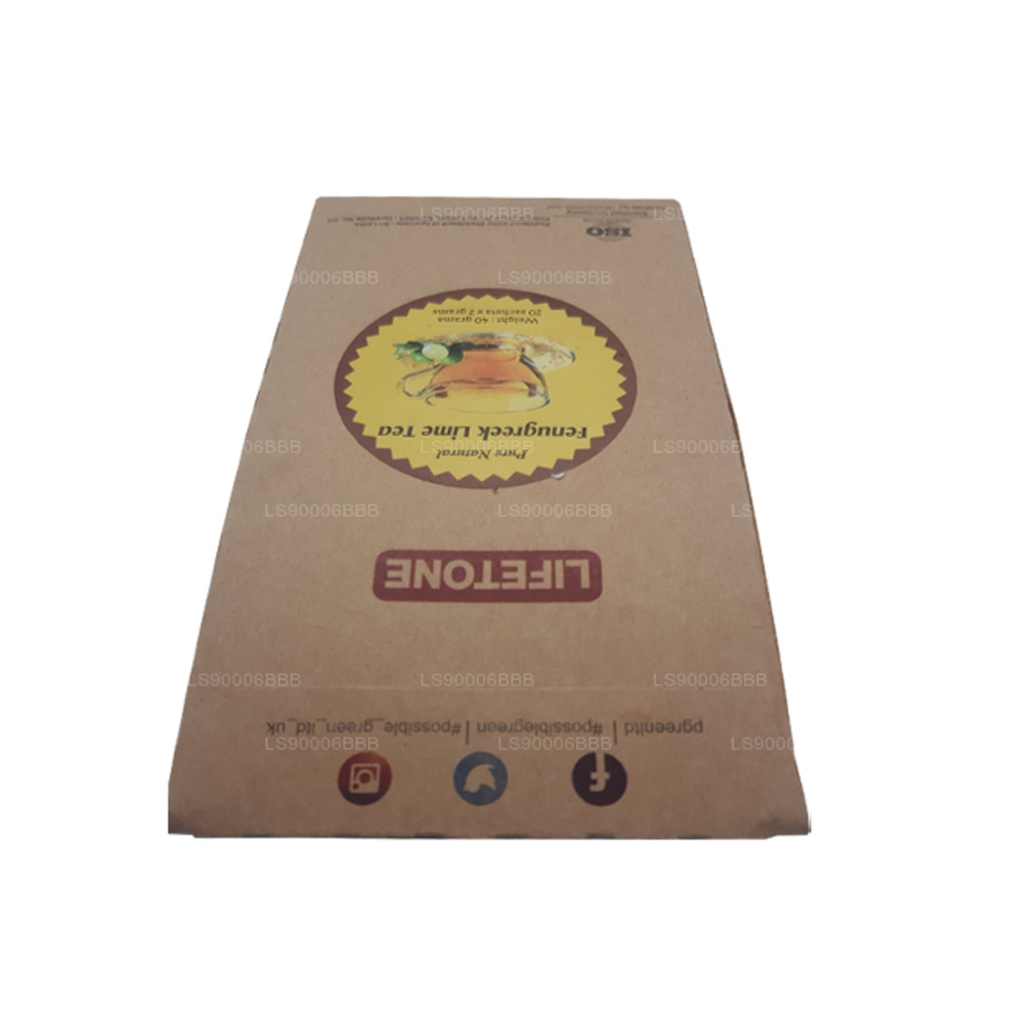 Lifetone Bockshornklee-Limetten-Tee (40 g) 20 Teebeutel