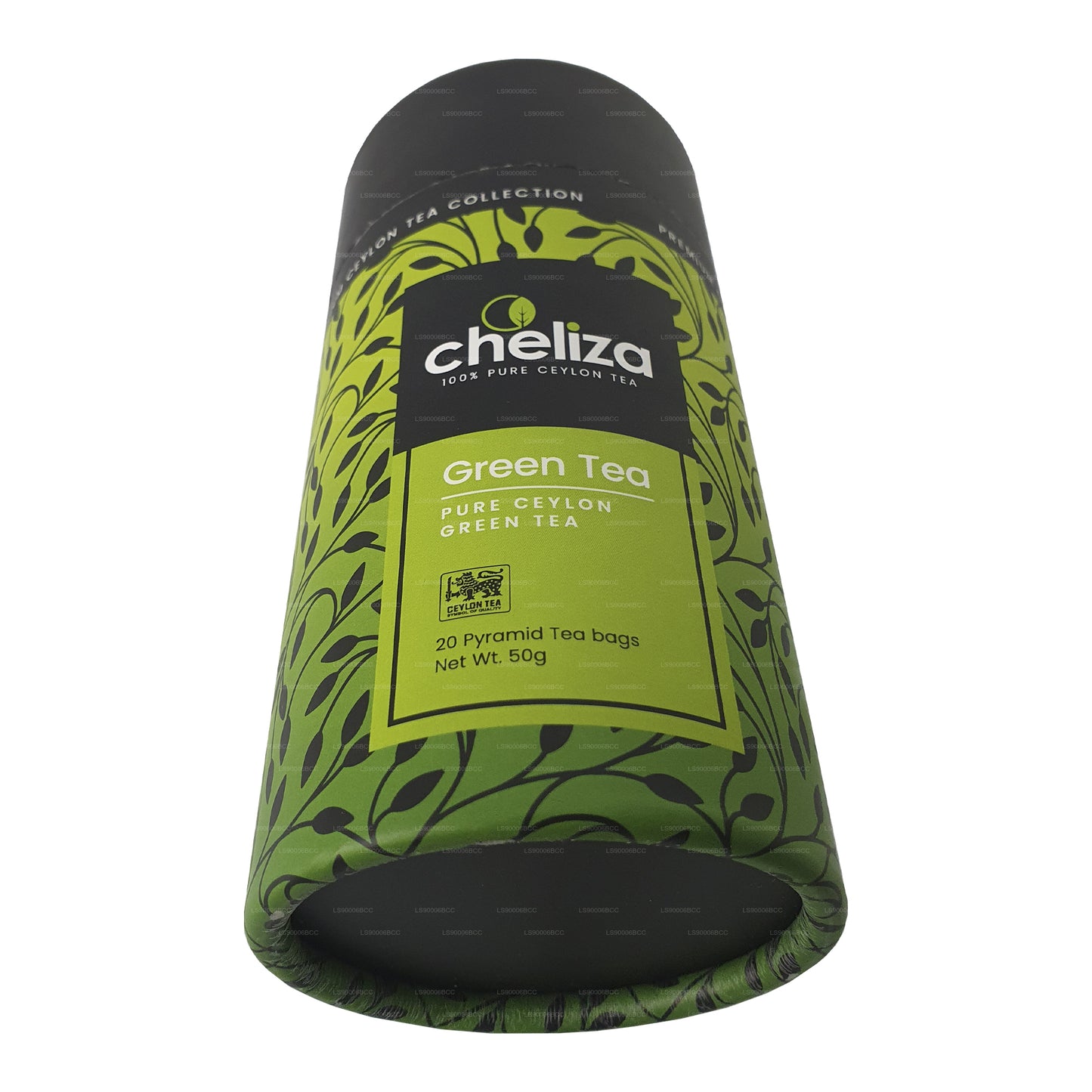 Cheliza Reiner Ceylon Grüner Tee Dose (50g) 20 Teebeutel