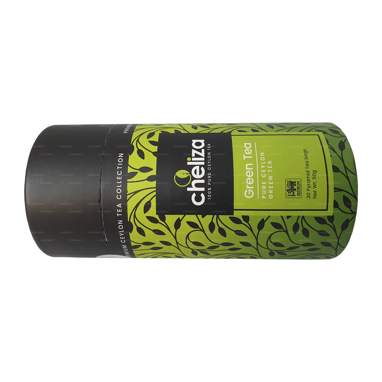 Cheliza Reiner Ceylon Grüner Tee Dose (50g) 20 Teebeutel