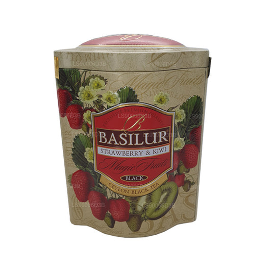 Basilur Magic Fruits Dose, Erdbeere und Kiwi, 100 g