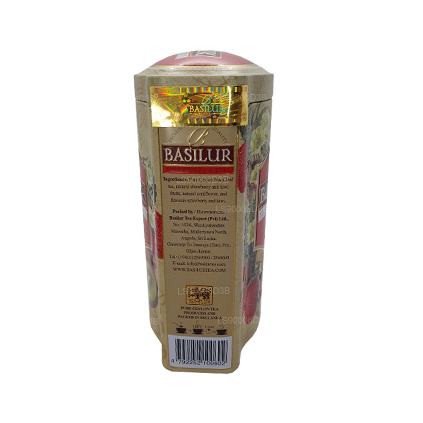 Basilur Magic Fruits Dose, Erdbeere und Kiwi, 100 g