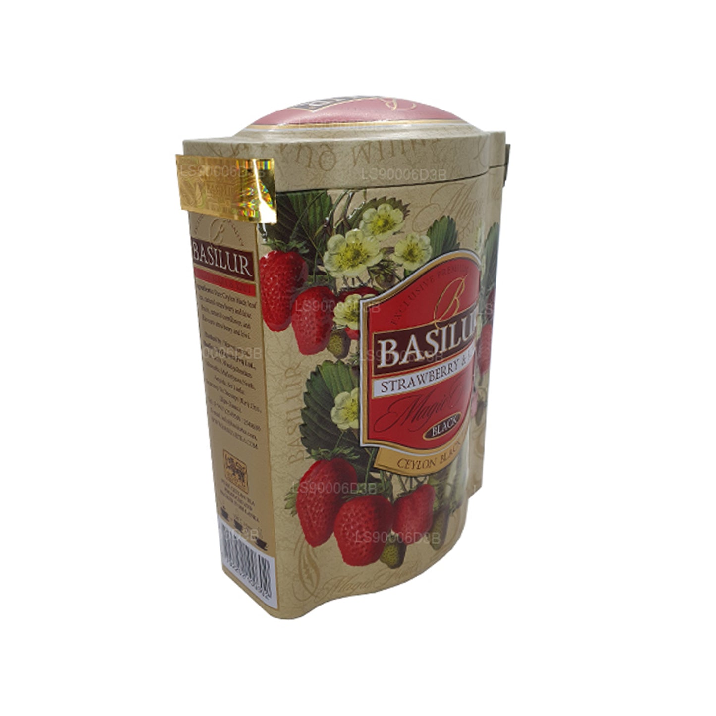 Basilur Magic Fruits Dose, Erdbeere und Kiwi, 100 g
