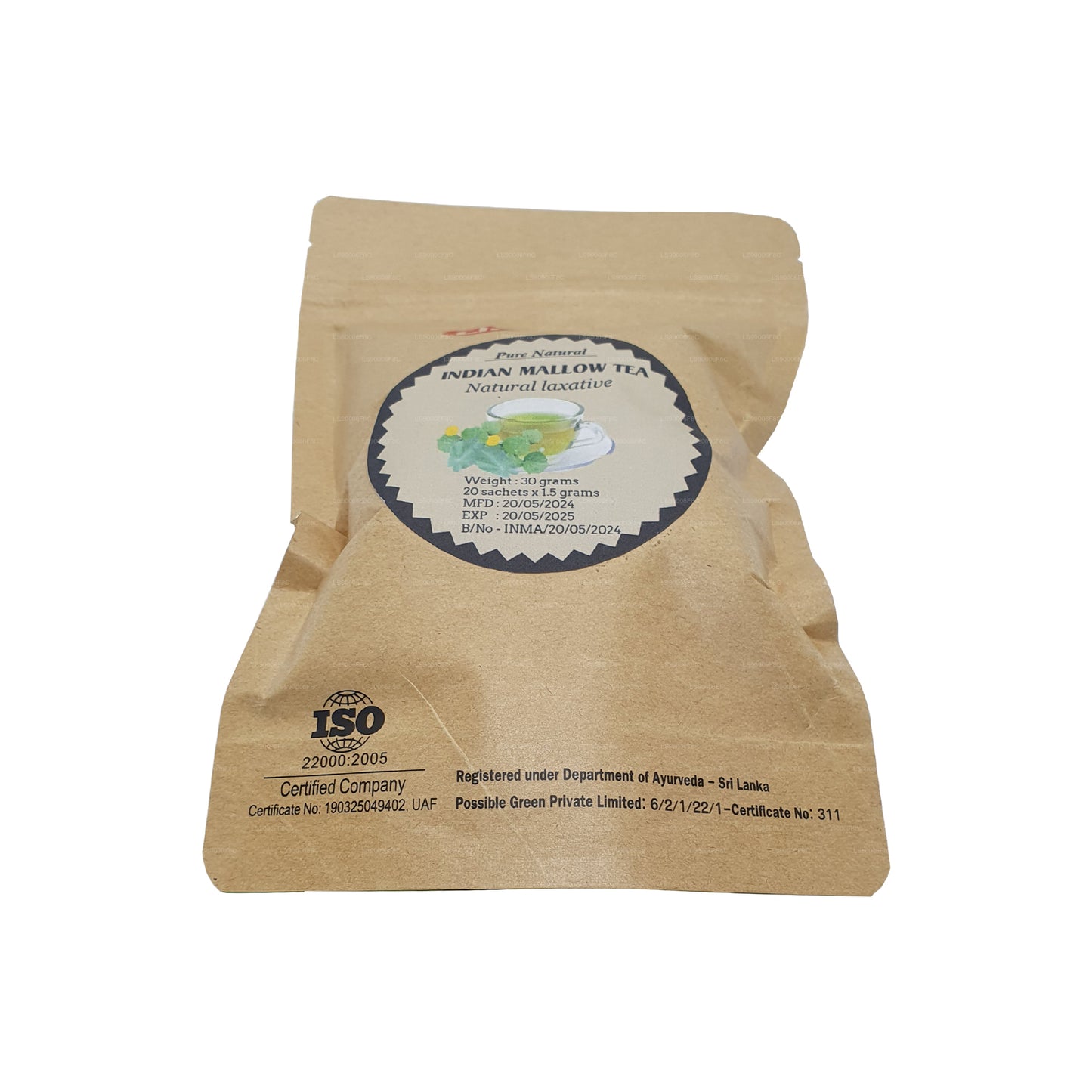 Lifetone Indischer Malventee (30g) 20 Teebeutel
