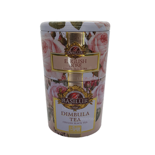 Basilur Dimbula Dose für Früchte und Blumen „Englische Rose“, 100 g