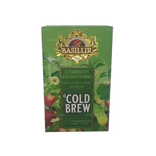 Basilur Cold Brew „Erdbeergurke und Minze“ (40 g) Box