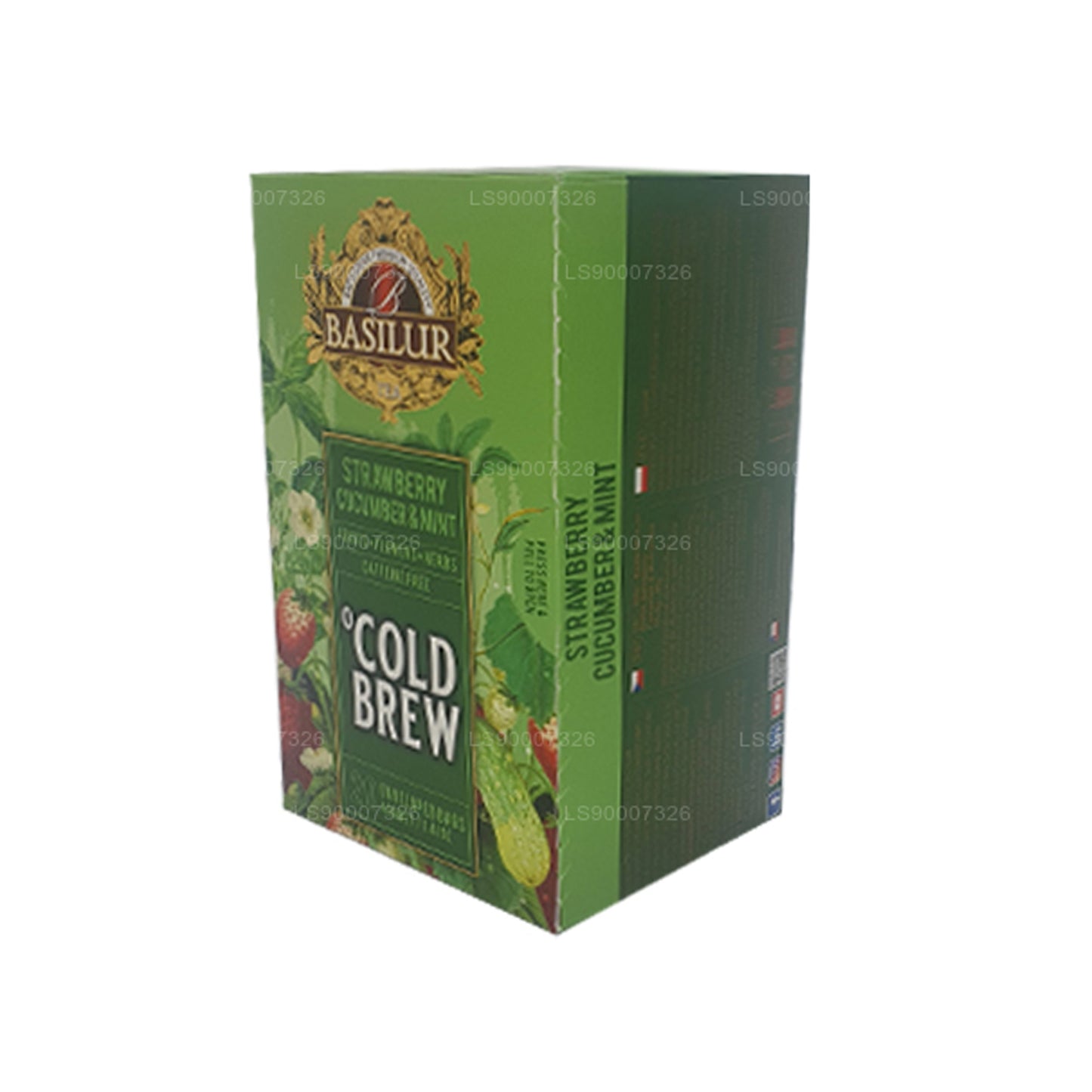 Basilur Cold Brew „Erdbeergurke und Minze“ (40 g) Box