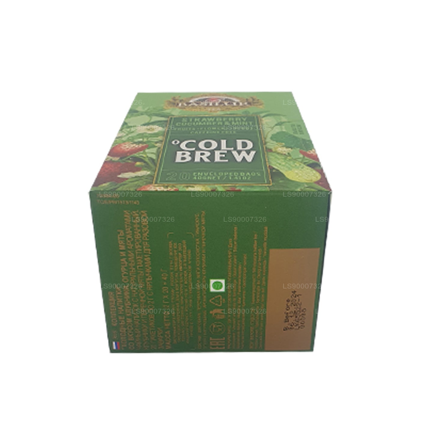 Basilur Cold Brew „Erdbeergurke und Minze“ (40 g) Box