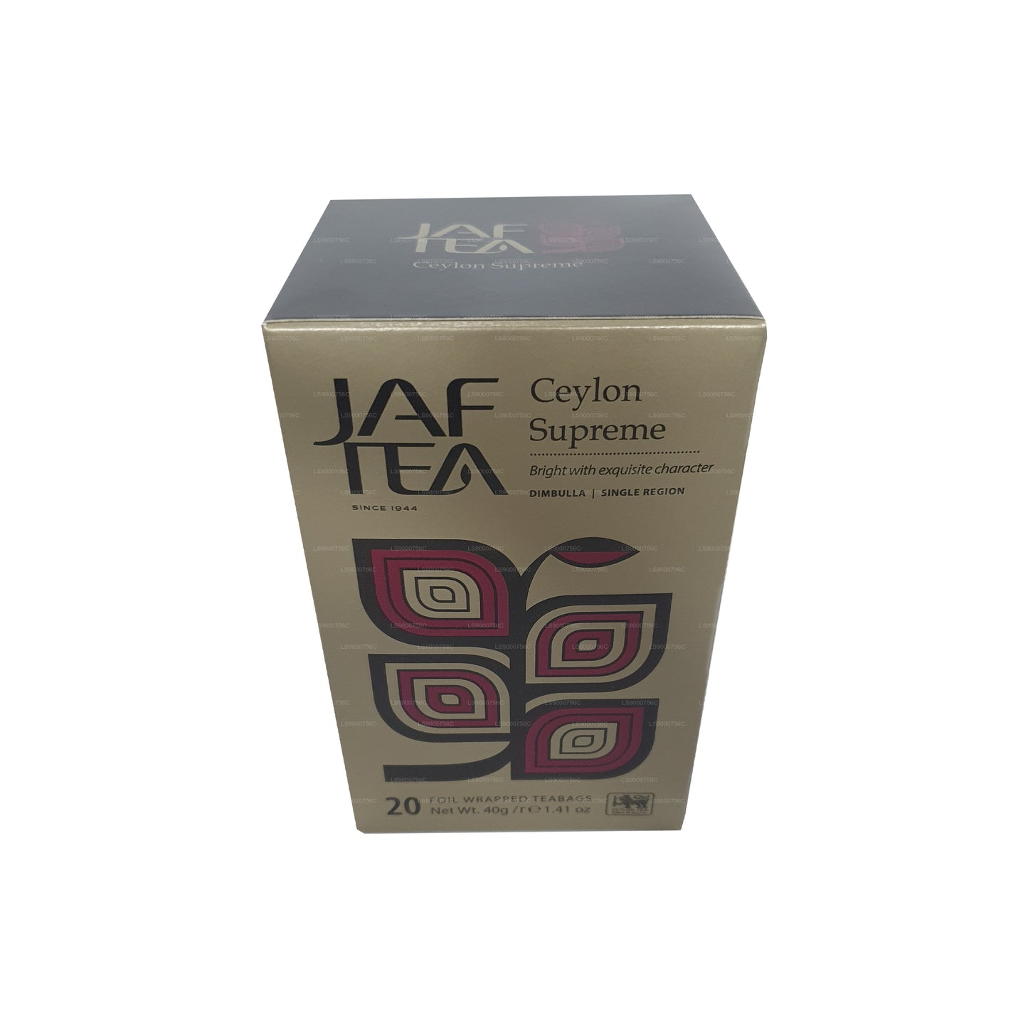 Jaf Tea Classic Gold Collection Ceylon Supreme Teebeutel mit Folienumschlag (40 g)