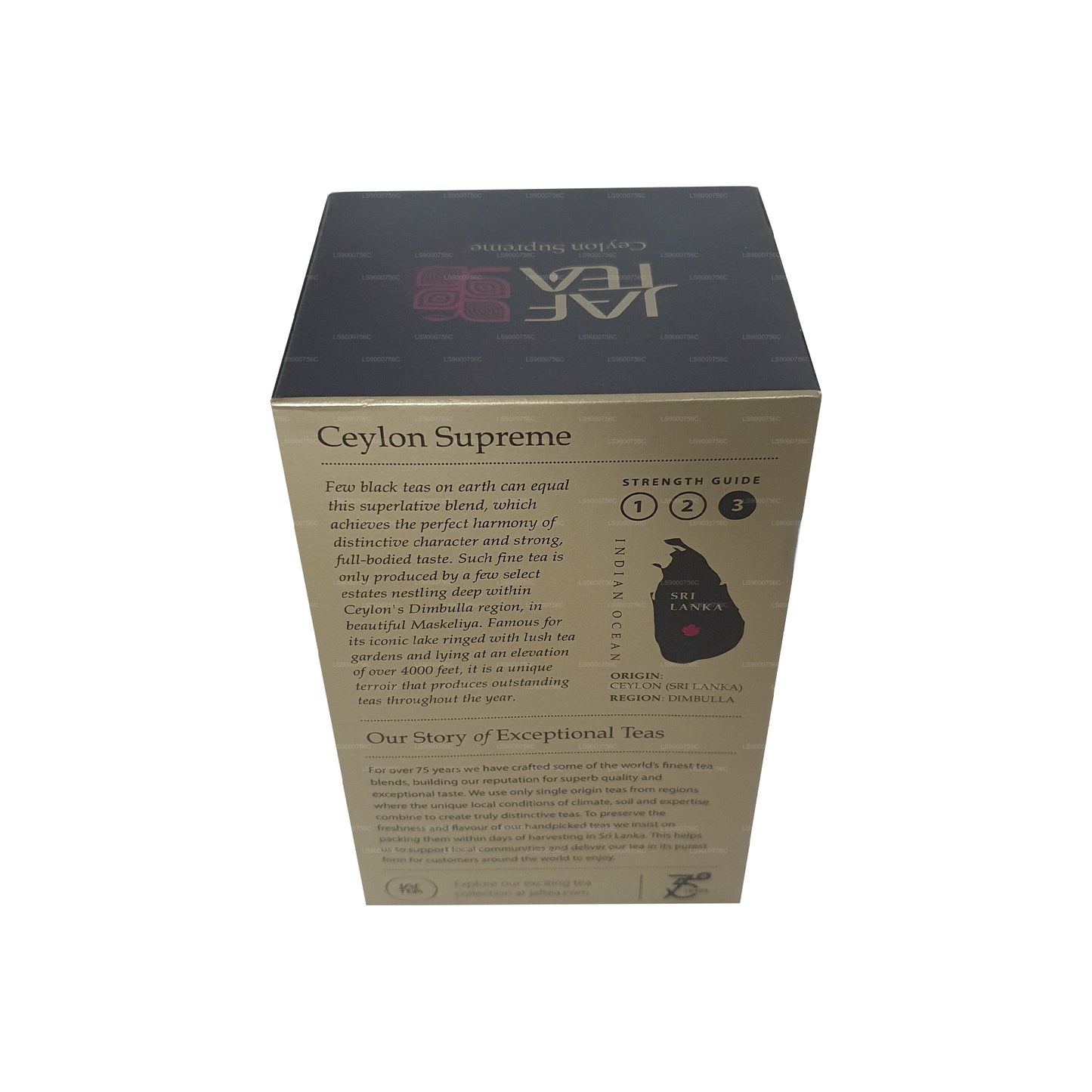 Jaf Tea Classic Gold Collection Ceylon Supreme Teebeutel mit Folienumschlag (40 g)