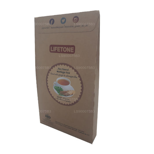 Lifetone Moringa Ashwagandha Ingwertee (40g)