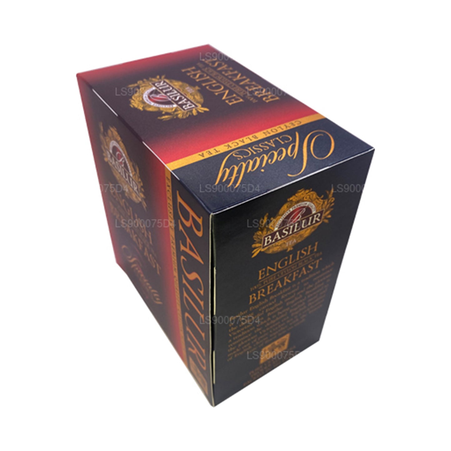 Basilur English Breakfast Pure Ceylon Schwarztee (200 g) 100 Teebeutel